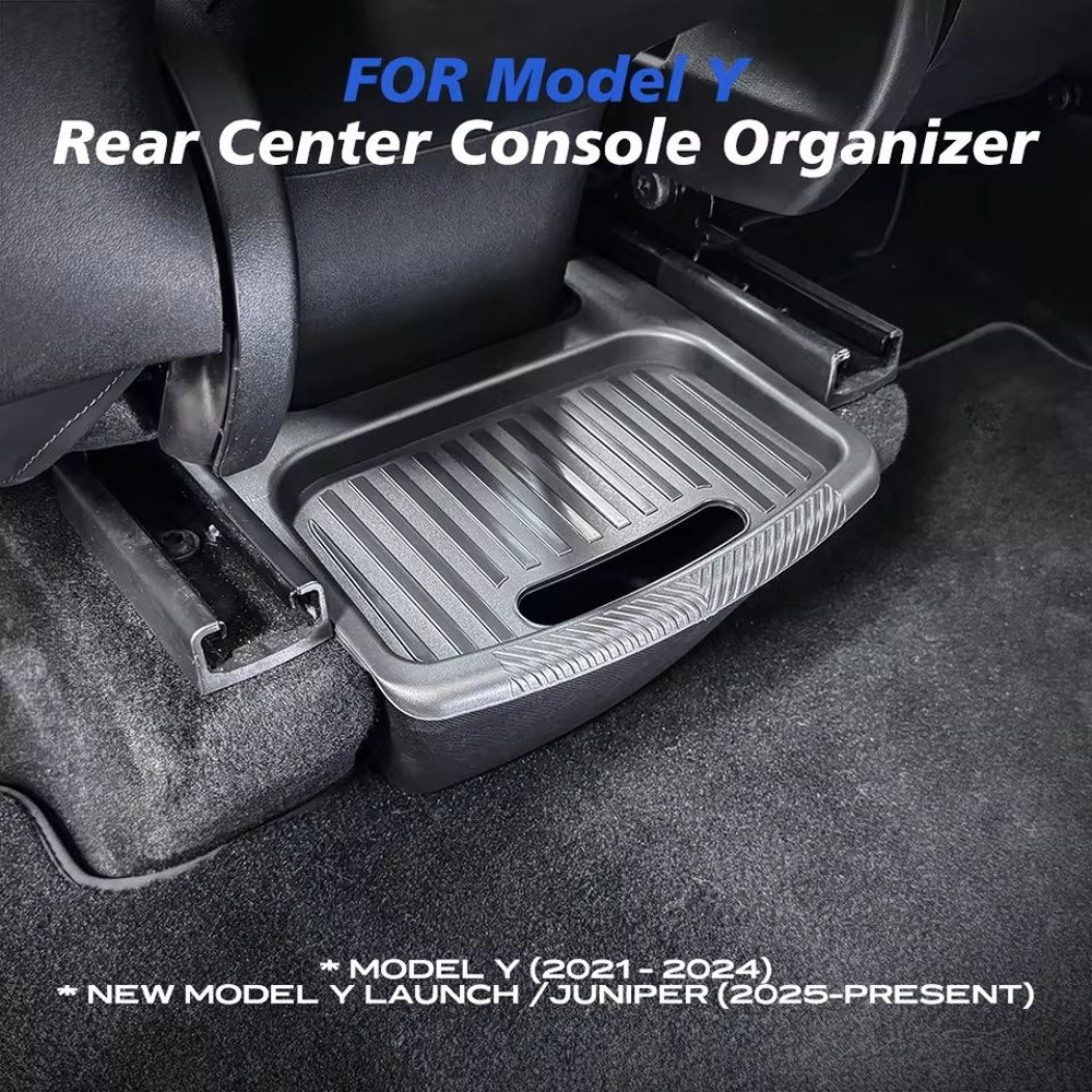 MaxOrganize Rear Seat Storage Box For Tesla Model Y 20202025 Juniper 3