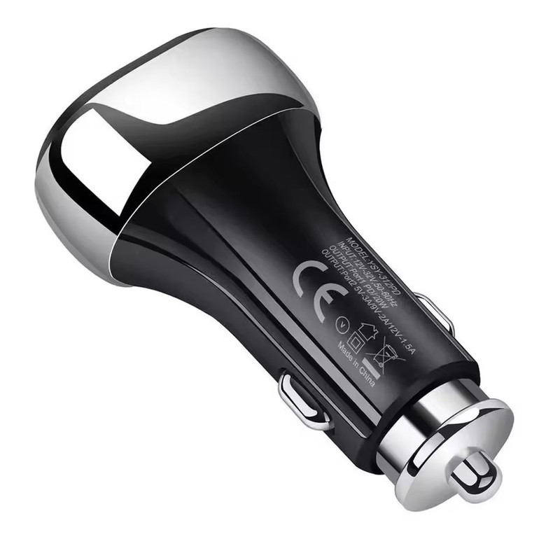 Dual USB Car Charger With LCD Voltmeter 31A For 12V 24V Vehicles 4