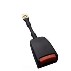 durable automotive seat belt buckle socket with 20cm steel wire base