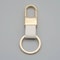 Custom Logo Leather Metal Carabiner Keychain With Double Rings 4