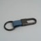 Custom Logo Leather Metal Carabiner Keychain With Double Rings 10