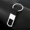 Custom Logo Leather Metal Carabiner Keychain With Double Rings 23