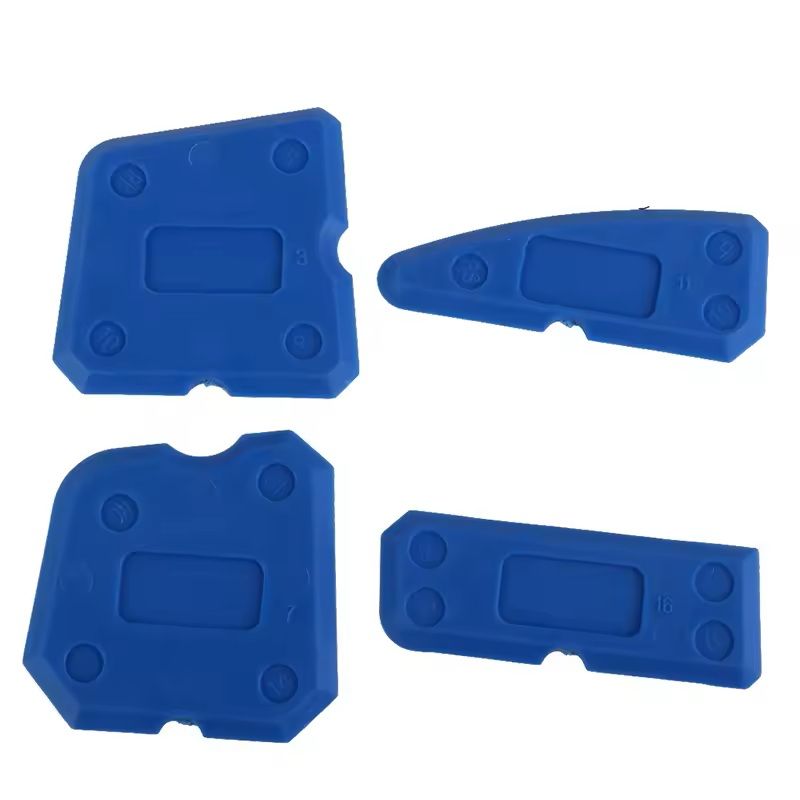 4Piece Caulking Tool Kit Silicone Sealant Spreader Tile Edge Scraper 1