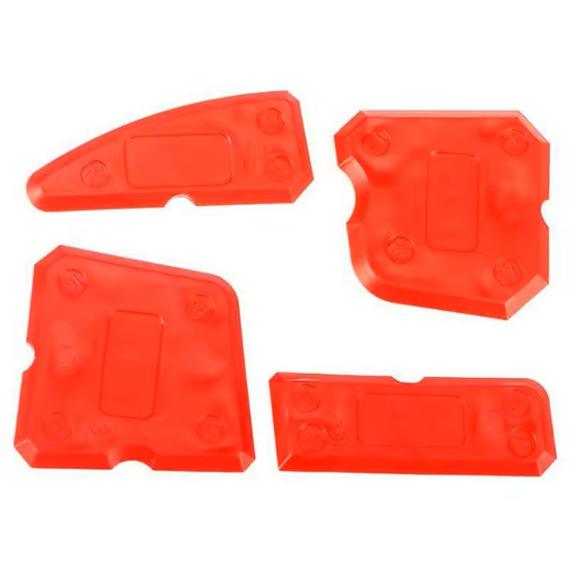 4Piece Caulking Tool Kit Silicone Sealant Spreader Tile Edge Scraper 3