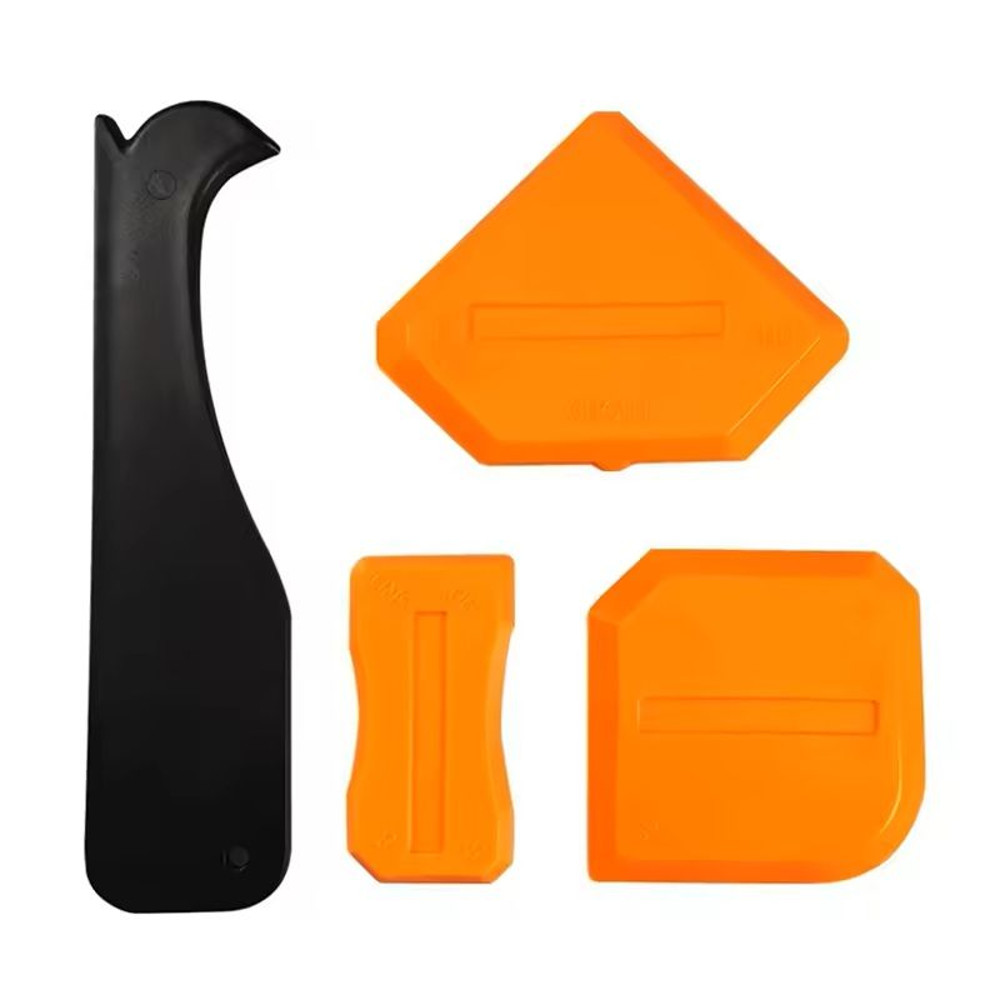4Piece Caulking Tool Kit Silicone Sealant Spreader Tile Edge Scraper 10