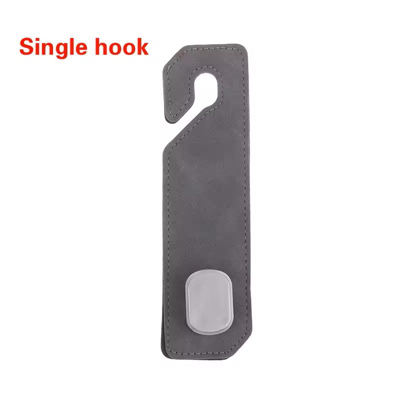 Premium Suede Car Headrest Hook Universal LoadBearing Seat Back Organizer 10