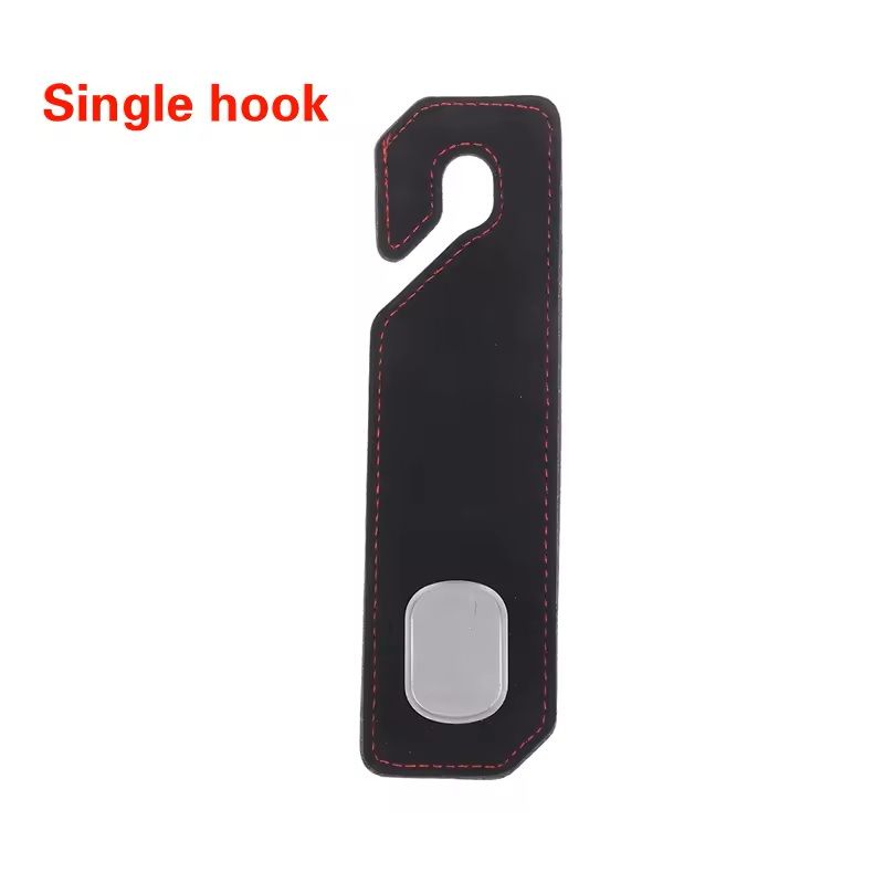 Premium Suede Car Headrest Hook Universal LoadBearing Seat Back Organizer 11