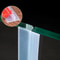 TShaped Transparent Silicone Windproof Seal Strip Door Glass Gap Weatherproofing 2