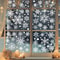 137 Pieces Snowflake Window Flower Electrostatic PVC Stickers Reusable Winter Decor Set 6