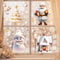 137 Pieces Snowflake Window Flower Electrostatic PVC Stickers Reusable Winter Decor Set 15