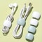 6Pack Silicone Cable Organizers MultiUse Cord Wraps For Earphones Charging Cables 0