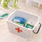 DoubleLayer First Aid Storage Box Portable Medicine Organizer For Home Emergency Use 0