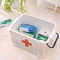 DoubleLayer First Aid Storage Box Portable Medicine Organizer For Home Emergency Use 0