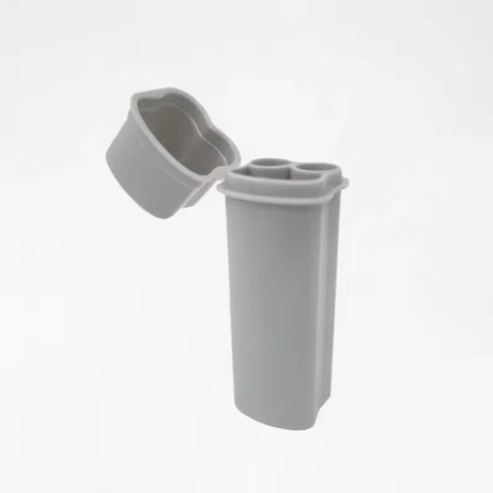 FlipTop Cigarette Case Kit With Builtin Lighter TwoHole Storage Travel Smoking Accessory 3