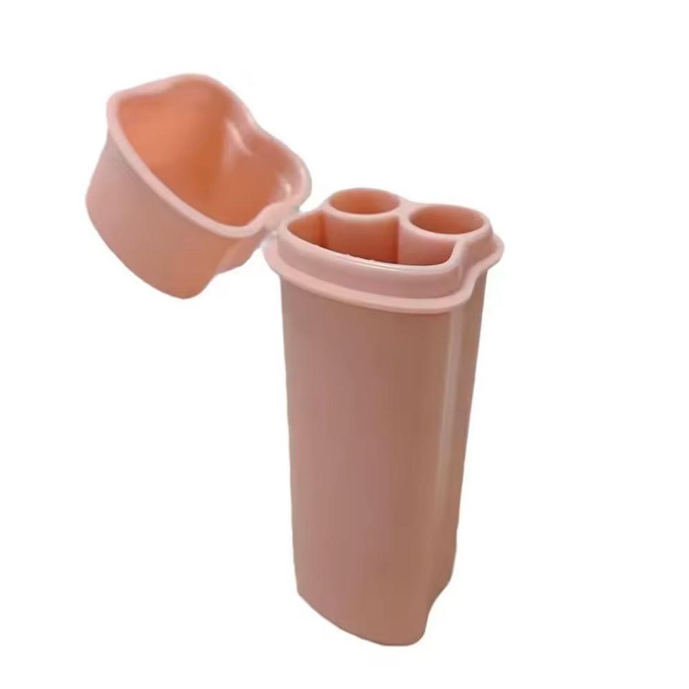 FlipTop Cigarette Case Kit With Builtin Lighter TwoHole Storage Travel Smoking Accessory 0