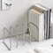 PP Material Desktop Bookshelf Organizer NonSlip Base Modern Office Desk Storage Shelf 0