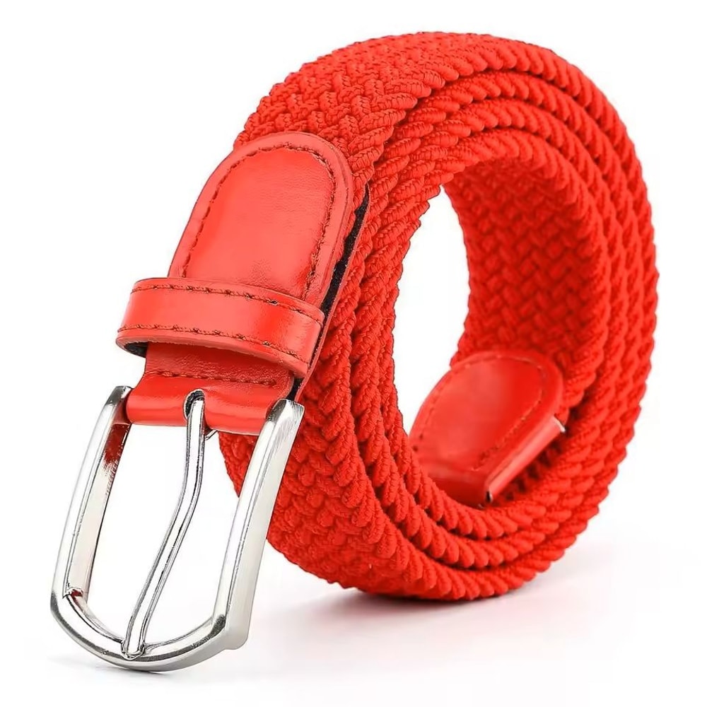 Mens Elastic Braided Stretch Belt Woven Comfortable Belt For Golf Casual Wear And Jeans 11