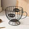 Metal Frame Coffee Capsule Storage Basket Premium Iron Base Organizer For Pods And Snacks 7