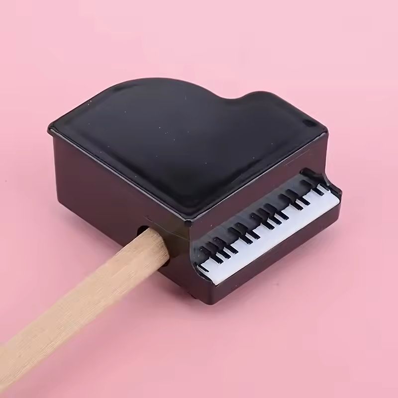 Piano Shaped Pencil Sharpener Creative Music Theme Stationery Gift For School And Office Supplies 2