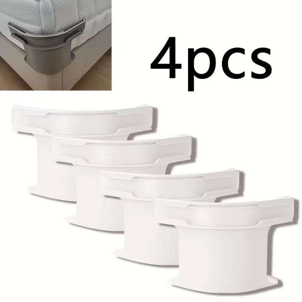4 Piece Bed Sheet Corner Holders Universal Sheet Clips And Straps To Secure All Mattress Sizes 2