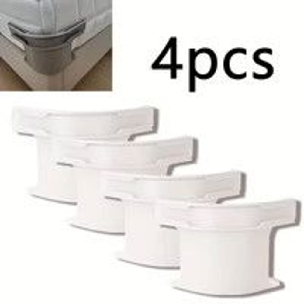 4 Piece Bed Sheet Corner Holders Universal Sheet Clips And Straps To Secure All Mattress Sizes 3
