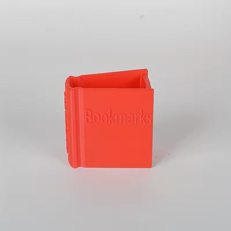 Book Shaped Bookmark Storage Box Multi Color Portable Organizer For Students And Office Desk 8