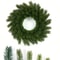 Realistic Evergreen Pine Wreath Durable Plastic Christmas Decoration With Pine Needles And Branch A 3