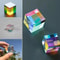 Optical Glass X Cube RGB Beam Splitter Prism For Science Experiments Education Classroom Physics 0