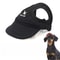 Adjustable PVC Dog Sun Hat Waterproof Pet Hat With Elastic Band For Small Medium Large Breeds 2