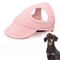 Adjustable PVC Dog Sun Hat Waterproof Pet Hat With Elastic Band For Small Medium Large Breeds 3