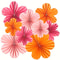 Floral Paper Flower Hanging Decorations Romantic Holiday Decor For Valentines Day Mothers Day Outd 1