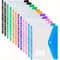 A4 LargeCapacity Expandable File Pocket LooseLeaf Button Folder With Label Tabs For School Home Of 1