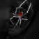 Gothic Dark Spider Crawl Pendant Edgy PunkStyle Unisex Necklace For Halloween Alternative Fashion 1