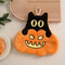 Halloween Pumpkin Coral Velvet Hanging Hand Towel Cute Holiday Wipe For Kitchen Bathroom 5