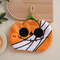 Halloween Pumpkin Coral Velvet Hanging Hand Towel Cute Holiday Wipe For Kitchen Bathroom 7