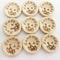 50 Pcs Natural Wooden 2Hole Buttons Decorative Sewing Buttons For Clothes DIY Handmade Craft Access 9