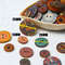 50 Pcs Retro Wooden 2Hole Buttons Handwork Sewing Buttons For Scrapbook Clothing DIY Crafts 1