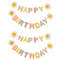 Birthday Flag Party Banner Flower Garland Kids Room Birthday Decoration 0