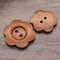 50 Pcs Wooden Vintage Buttons DIY 2Hole Sewing Buttons For Crafts Clothing Handmade Decorations 7