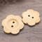 50 Pcs Wooden Vintage Buttons DIY 2Hole Sewing Buttons For Crafts Clothing Handmade Decorations 11
