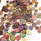100 Pcs Retro Round Wooden Buttons 152025 Mm DIY HandSewing Wood Chip Print Buttons For Clothing 2