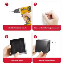 led solar light outdoor garden square wall lamp – sunlight sensor, ip65 waterproof, yard/balcony/fence decoration lighti