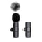 Wireless Lavalier Microphone Mini ClipOn Mic For IPhone Android Laptop Live Streaming Vlogging Ga 2