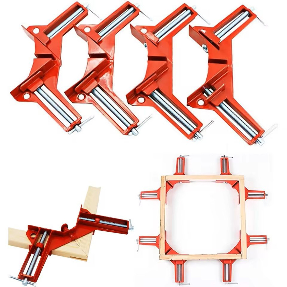90 Right Angle Corner Clamp HeavyDuty LShape Clamp For Woodworking Picture Frames Glass And DIY Cor 1