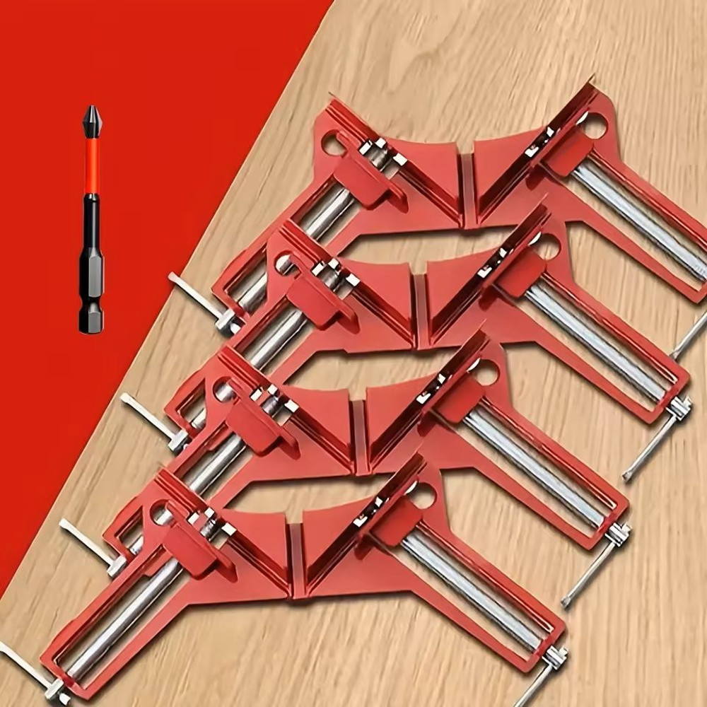 90 Right Angle Corner Clamp HeavyDuty LShape Clamp For Woodworking Picture Frames Glass And DIY Cor 2