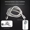 Flexible Stainless Steel Shower Hose 15 M 2 M Black Silver Bathroom Extension Pipe 3