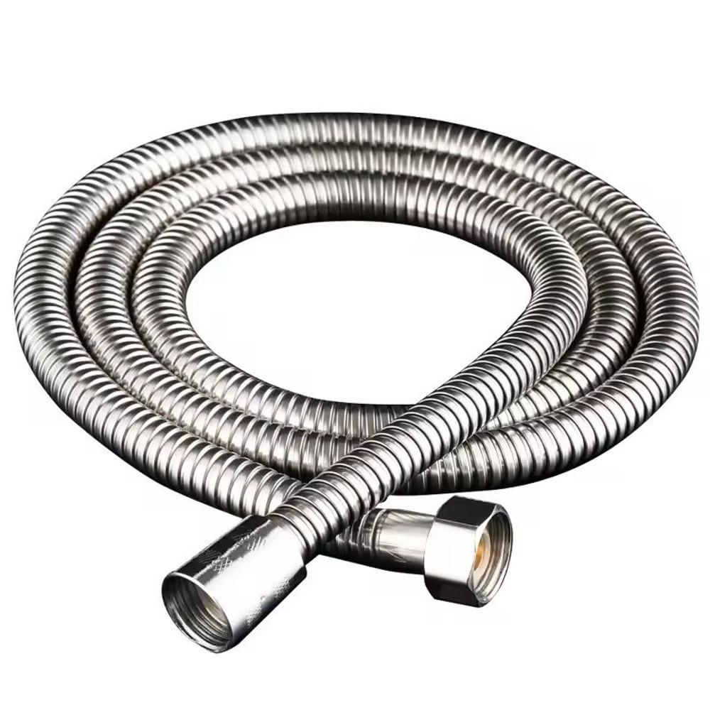 Flexible SUS 304 Stainless Steel Shower Hose 15 M 2 M Black Silver Bathroom Extension Pipe 3