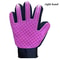 Pet Grooming Gloves Hair Removal Bathing Massage Gloves For Dogs And Cats 6