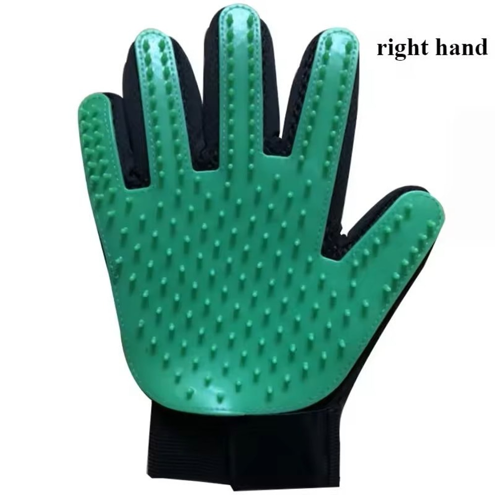Pet Grooming Gloves Hair Removal Bathing Massage Gloves For Dogs And Cats 9