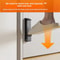 Heavy Duty Metal Door Stopper WindResistant AntiCollision Door Stop Safety Gate Blocker 5
